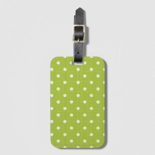 Dotty Delight Green Gepäckanhänger