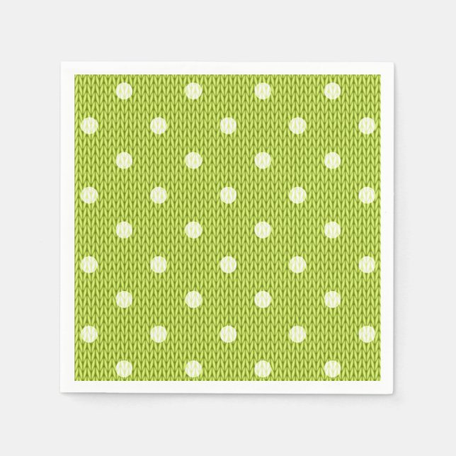 Dotty Delight Grünbuch Serviette (Vorderseite)