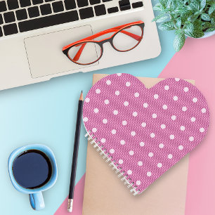 Dotty Delight Pink Spiral Notizbuch