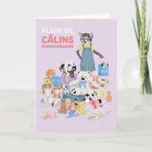 Dotty Dog Jouet en peluche câlins Anniversaire