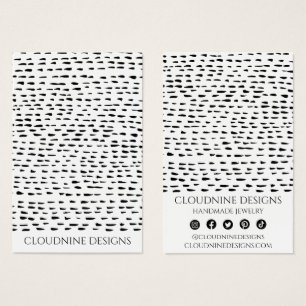 Dotty Earring Necklace Jewelry Display Card