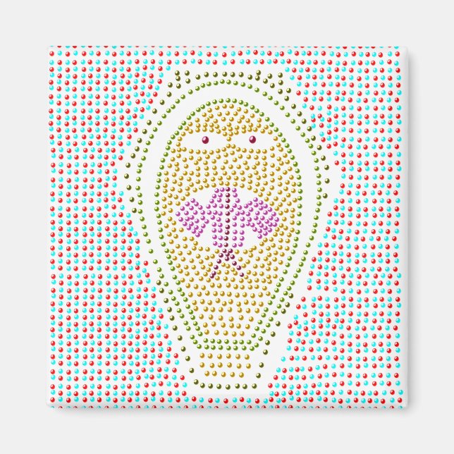 Dotty Egyptian Cobra Magnet (Vorne)