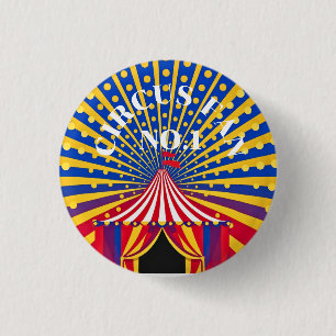 Dotty Radiant Motion Circus-Thema Button