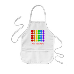 Dotty Regenbogen Kinderschürze
