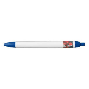Dotty Robin Blue Trim Pen Kugelschreiber