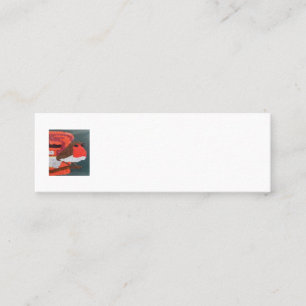 Dotty Robin Mini Carte de visite