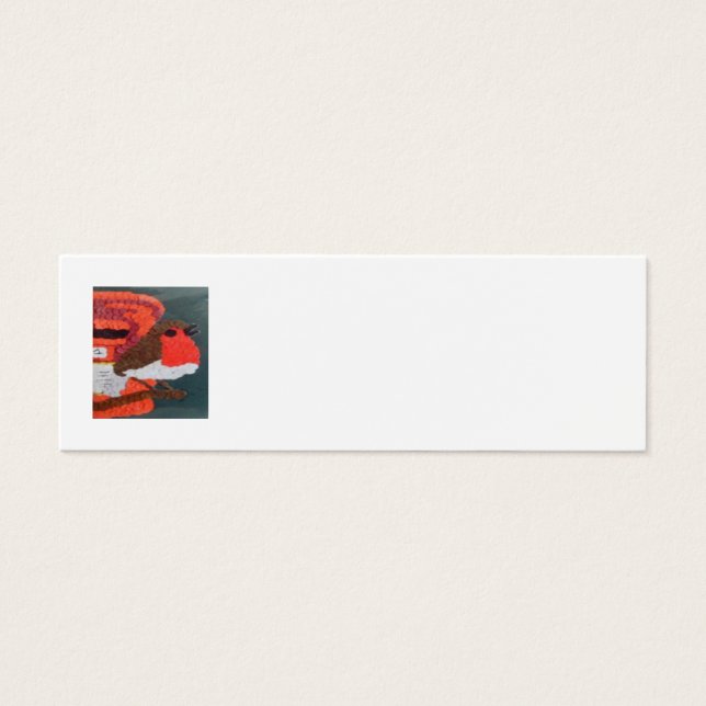 Dotty Robin Mini Carte de visite (Devant)