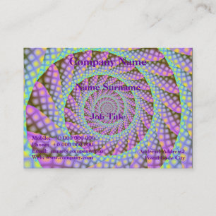 Dotty Spiral Carte de visite