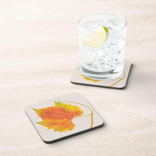 Dotty Spotty fällt auf ein Untersetzer-Set Getränkeuntersetzer (Rechte Seite)