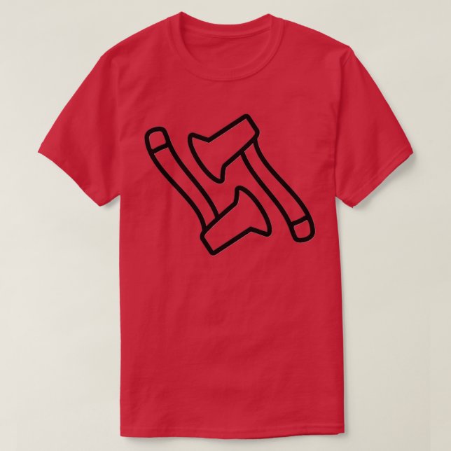 Double Ax Design Classic TShirt (Design devant)