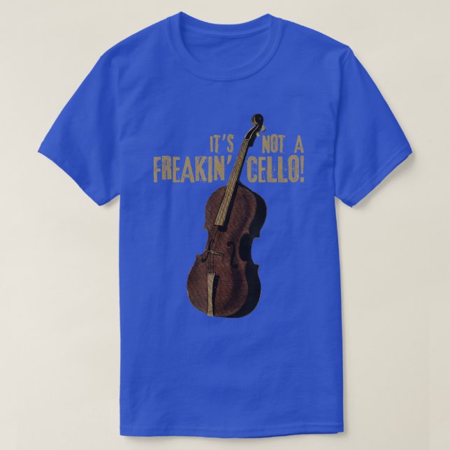 Double Bass Funny Jazz Instruments Musik 1 T-Shirt (Design vorne)