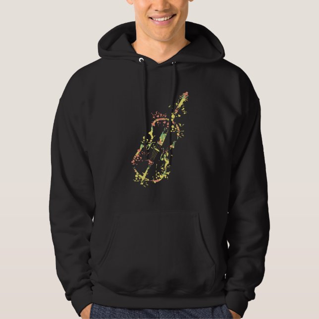 Double Bass Hoodie (Vorderseite)
