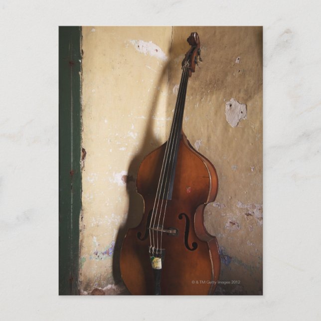 Double Bass Postkarte (Vorderseite)