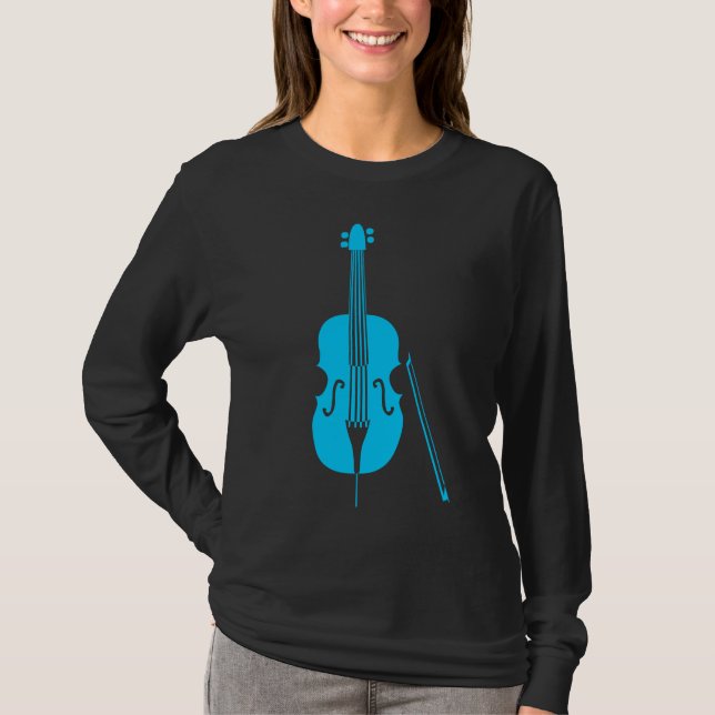 Double Bass - Sky Blue T-Shirt (Vorderseite)
