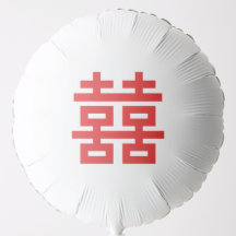 Double Bonheur Helium Balloon