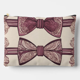 Double Bow Chic Bow Krawatte AI Art Zubehörtasche