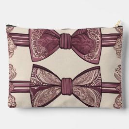 Double Bow Chic Bow Krawatte AI Art Zubehörtasche