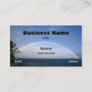 Double carte d'arc-en-ciel de Maui