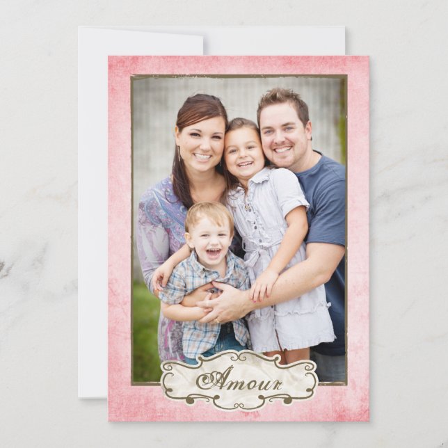 Double Carte de vacances gegenüber Rose Vintager G (Vorderseite)