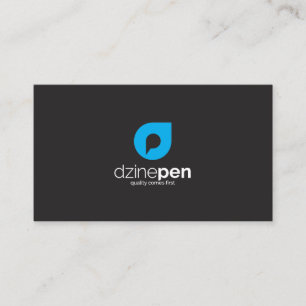 double carte de visite dégrossi moderne