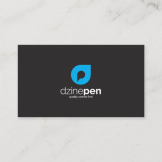 double carte de visite dégrossi moderne