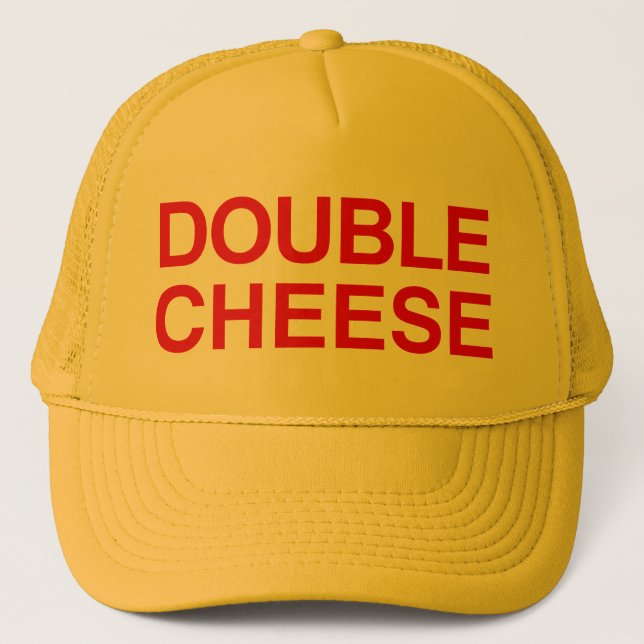 Double casquette de camionneur de fromage (Devant)
