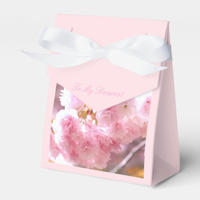 Double cherry blossoms：Faver Box Geschenkschachtel (Vorderseite)
