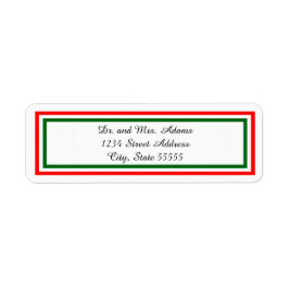 Double Christmas Trimm - Rücksendeadresse