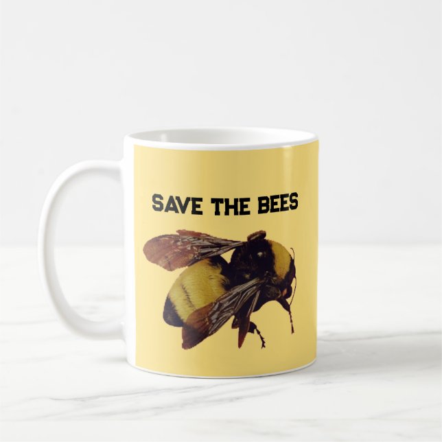 DOUBLE CÔTÉ ENREGISTRER LES BEES MUG (Gauche)