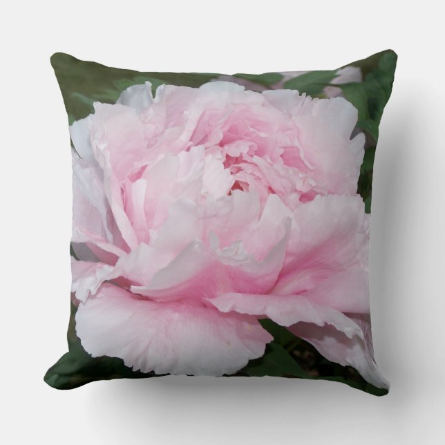 Double coussin 2 des fleurs X de pivoine (Recto)