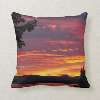 Double coussin de coucher du soleil