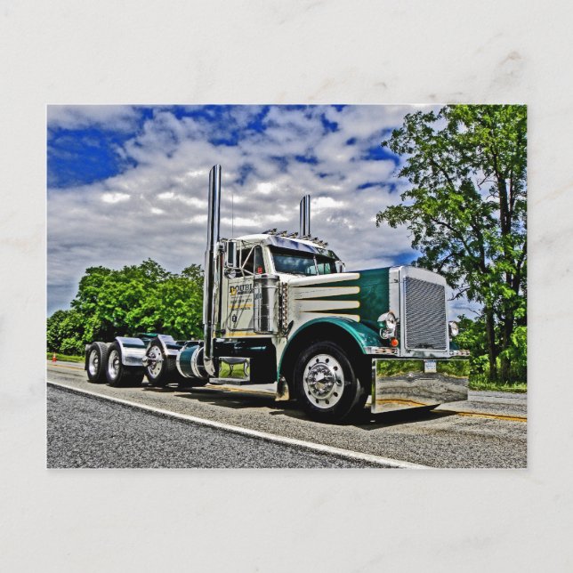 Double D Peterbilt 379 Postcard Postkarte (Vorderseite)