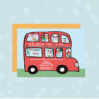 Double Decker Bus Joint Geburtstagspartei