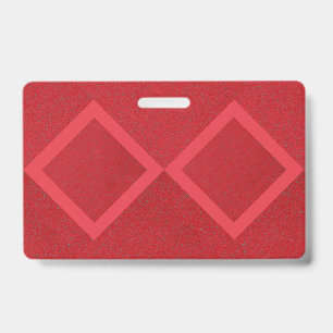 Double Diamond Red Badge – Étiquette personnalisab
