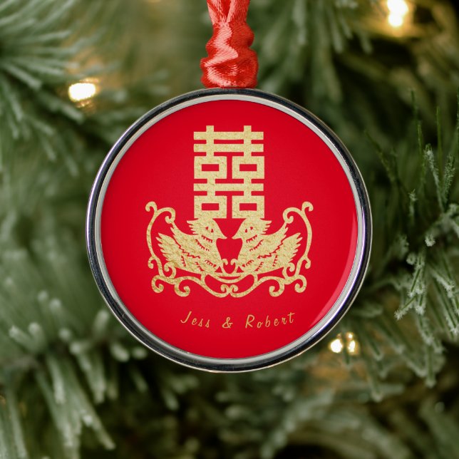 Double Happiness Ornament (Baum)