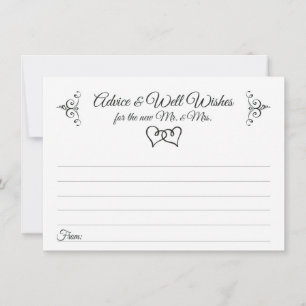 Double Hearts Mariage Conseils et cartes de voeux
