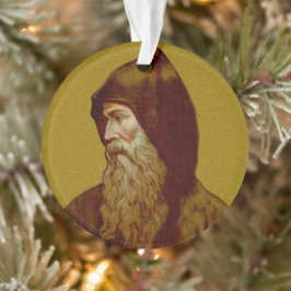 Double Image St. Cyril the Monk (M 002) Circ Acryl Ornament