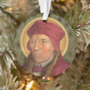 Double Image St. John Fisher (SAU 025) CircAcrylic Ornament