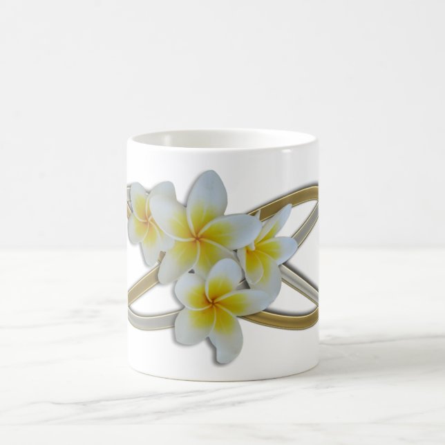 Double Infinity BiColor Frangipani Kaffeetasse (Mittel)