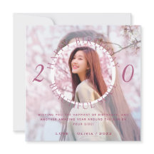 Double Layer Personalize Happy Birthday Card