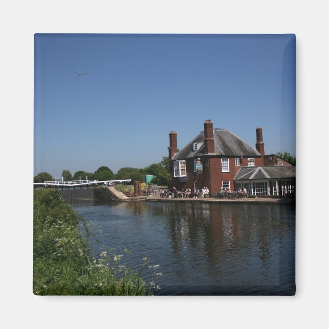 Double Locks Inn, Exeter, Devon, UK Magnet (Vorne)