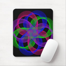 Double Loop Mesh Geometric Mouse Pad Mousepad