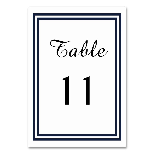 Double Marine Trim - Carte de table (Par défaut)