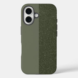 Double Moss Texture iPhone 16 Coque - Personnalisé
