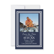 Double Navy - 3x5 Save the Date
