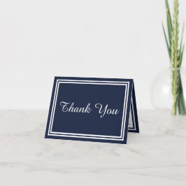 Double Navy Trimm - Dankeschön Card Dankeskarte