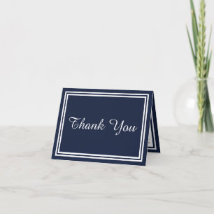 Double Navy Trimm - Dankeschön Card Dankeskarte
