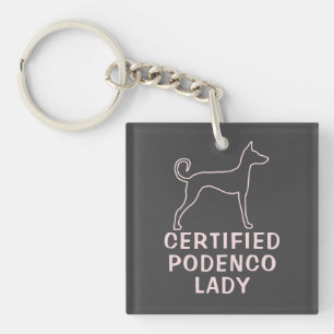Double Podenco gris rose personnalisé