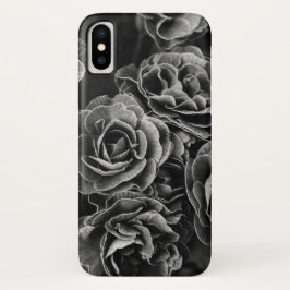 Double Primula-Blume, Schwarz und Weiß Case-Mate iPhone Hülle
