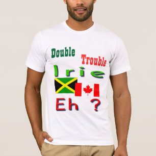 Double problème t-shirts jamaïcains-canadiens